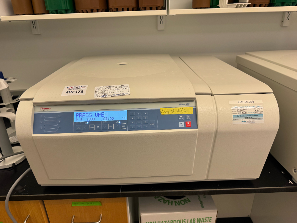 Image of Thermo Sorvall Legend XTR Refrigerated Centrifuge